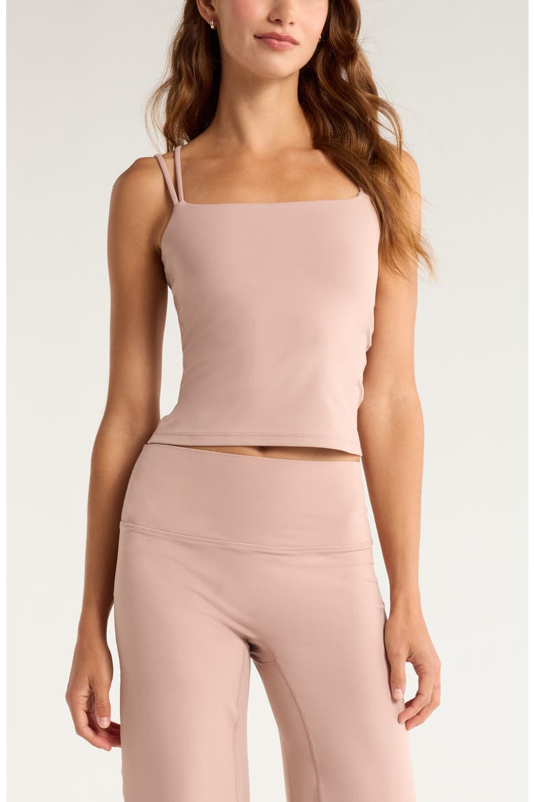 Zen Strappy Camisole, Main, color, PINK FAWN
