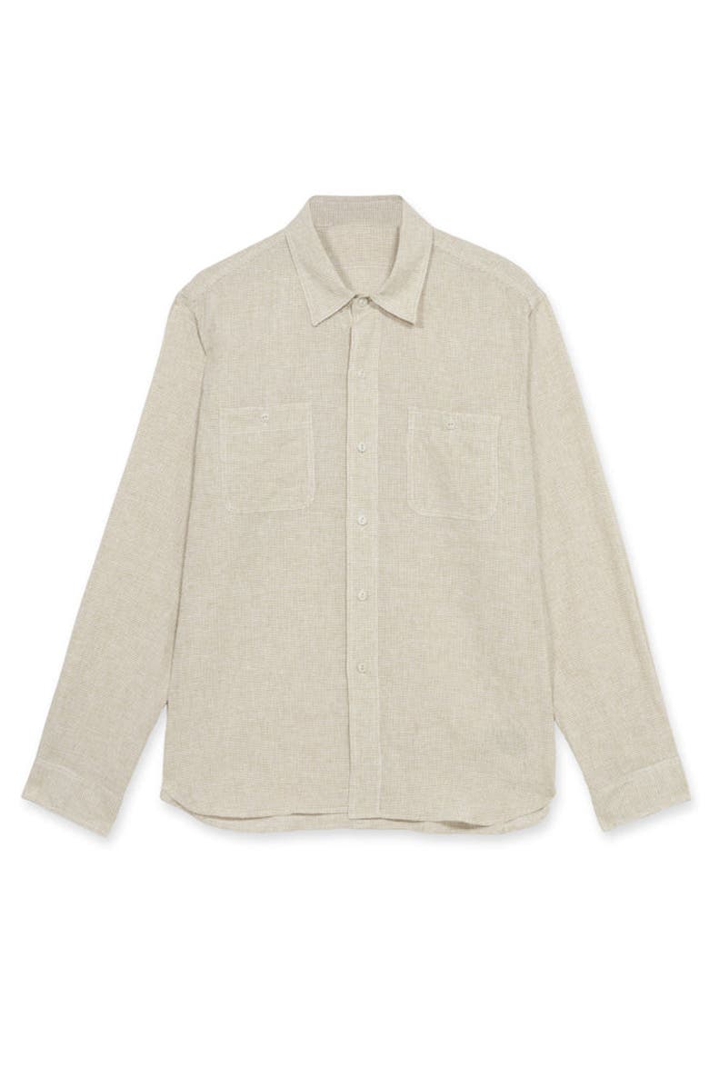 Fortela Work Cotton Shirt, Main, color, Green