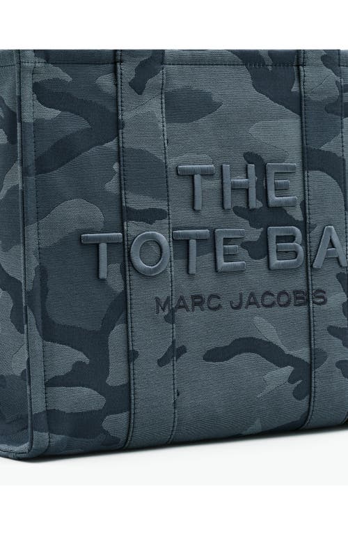 Marc Jacobs The Camo Jacquard Large Tote Bag In Blue Multi