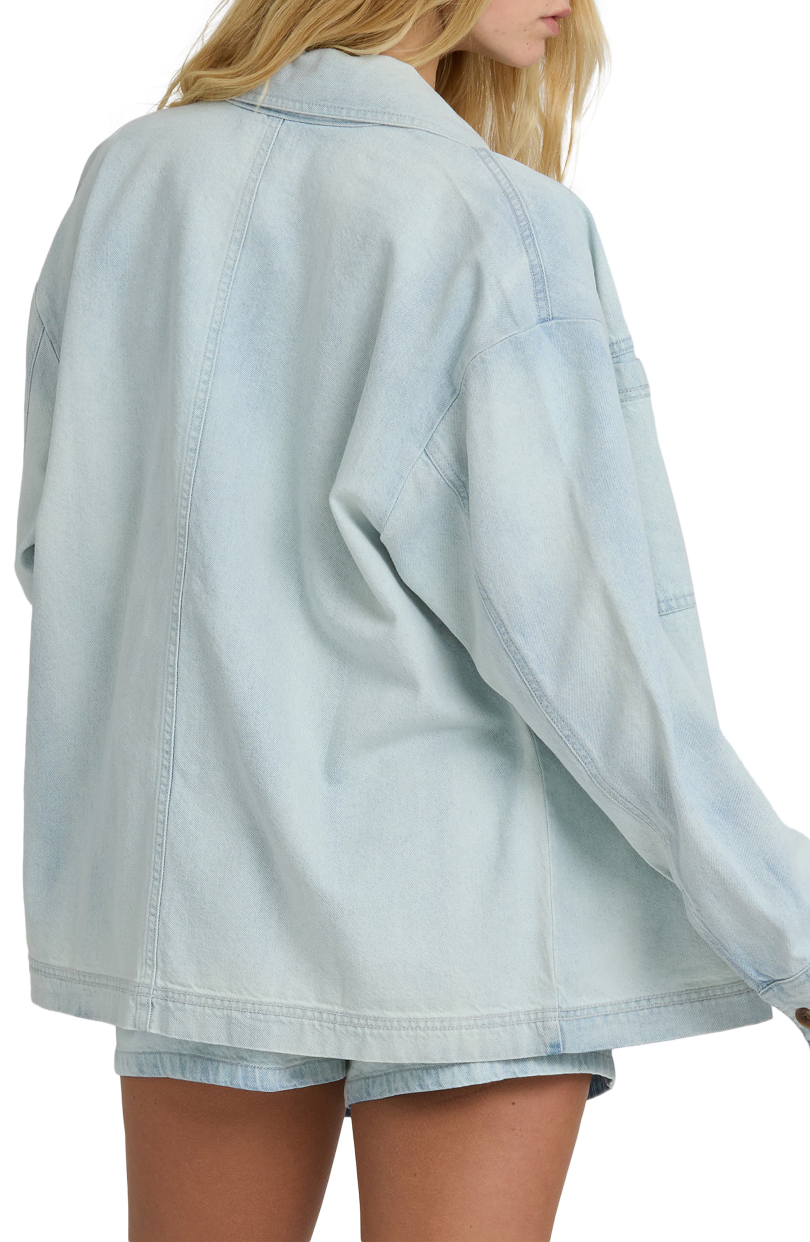 Jade Saltwash Denim Shacket - image 2