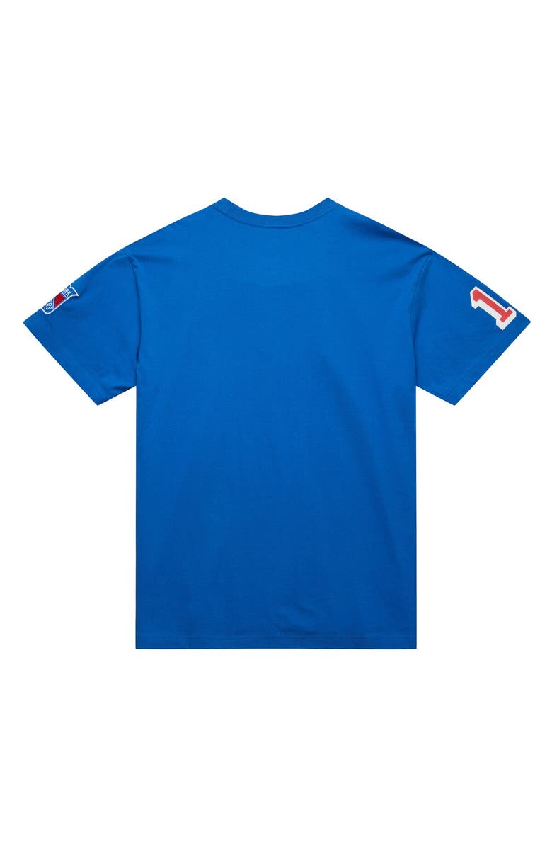 Mitchell & Ness Men's Mitchell & Ness Mark Messier Blue New York Rangers Premium Nickname Vintage Logo T-Shirt, Alternate, color, Blue