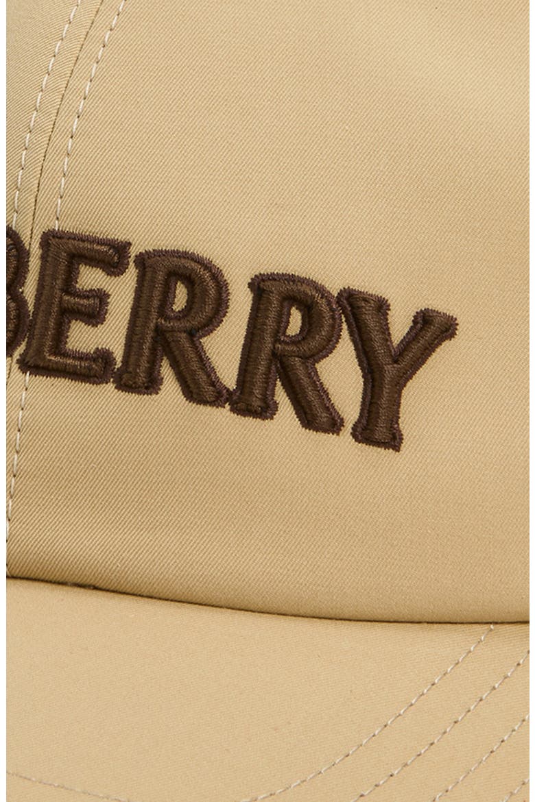 Logo Cotton Gabardine Baseball Cap, Alternate, color, FLAX