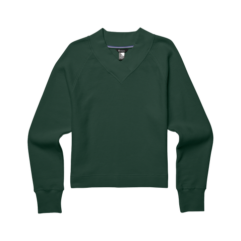 Atajo Long-Sleeve Waffle V-Neck - Women's