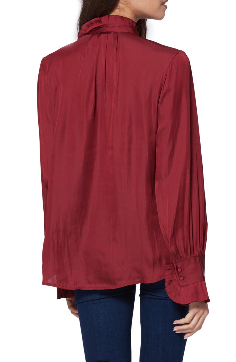 PAIGE Leonetta Tie Neck Blouse, Alternate, color, 