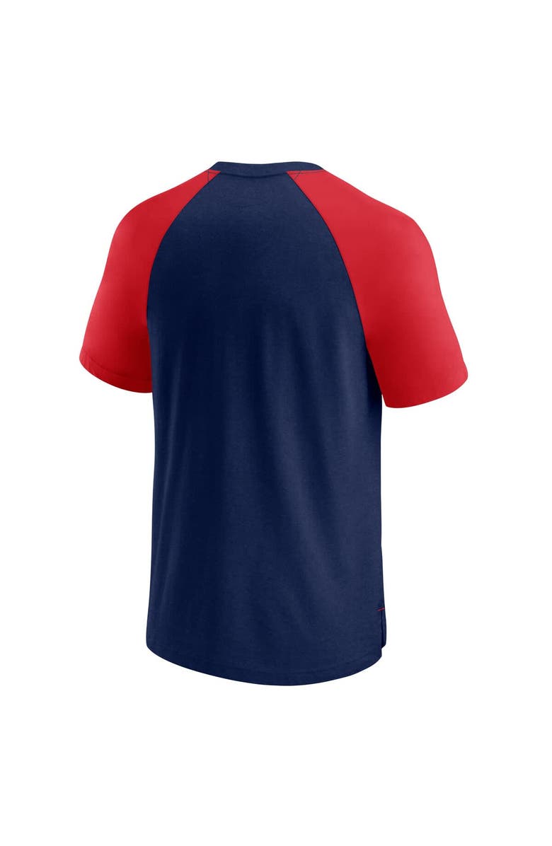 FANATICS Men's Fanatics Navy/Red Boston Red Sox Fundamentals Walk Off Raglan T-Shirt, Alternate, color, Navy