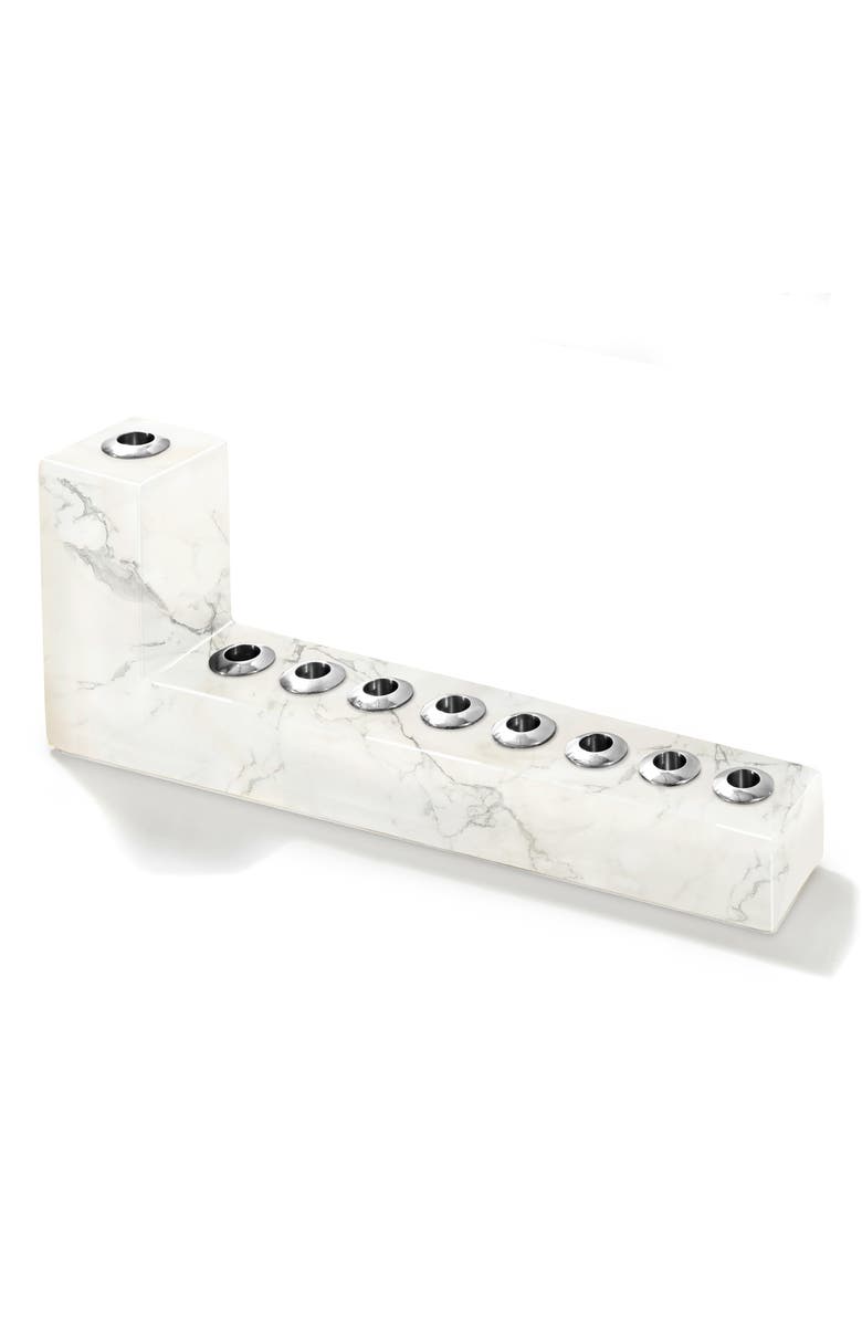 ANNA New York Brillante Marble Menorah, Main, color,