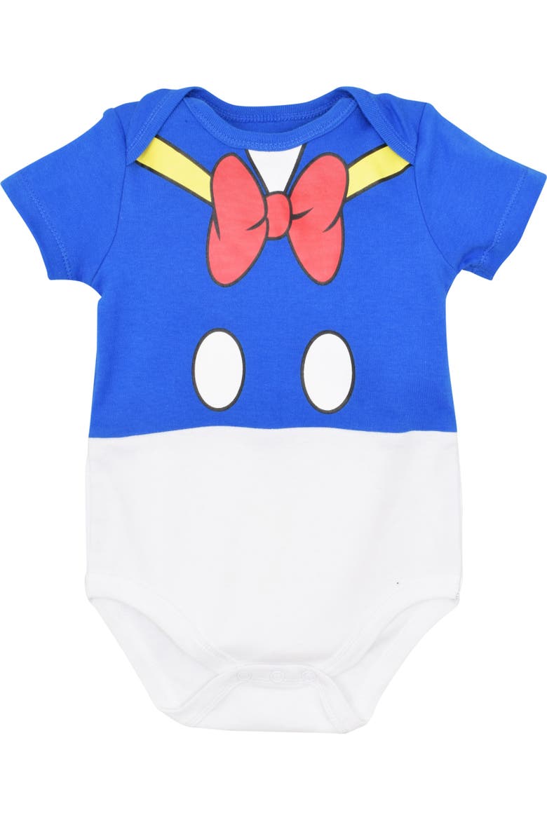 Mickey Mouse & Friends Boys' 5-Pack Short Sleeve Bodysuits, Alternate, color, Mickey Clubhouse Multi
