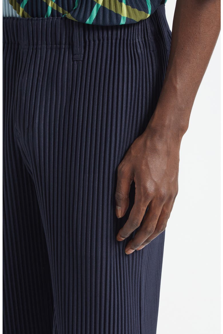 Basics Pleated Straight Leg Pants (Men) | Nordstrom