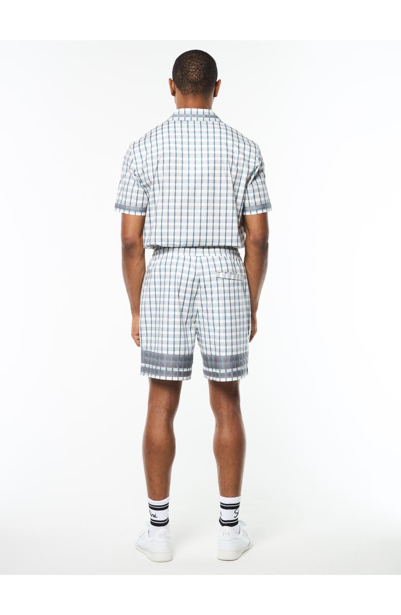 Sergio Tacchini Quadretto Cabana Short, Alternate, color, Brilliant White