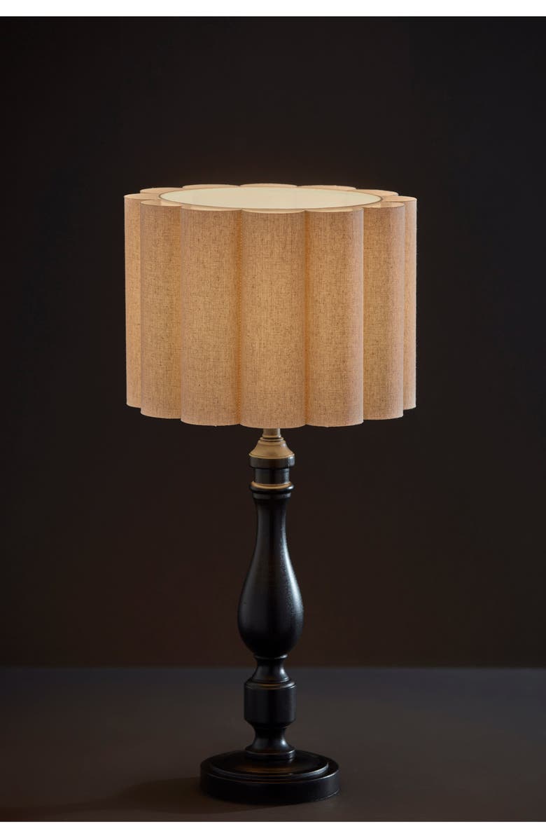 ADESSO LIGHTING Claret Table Lamp, Alternate, color, Black