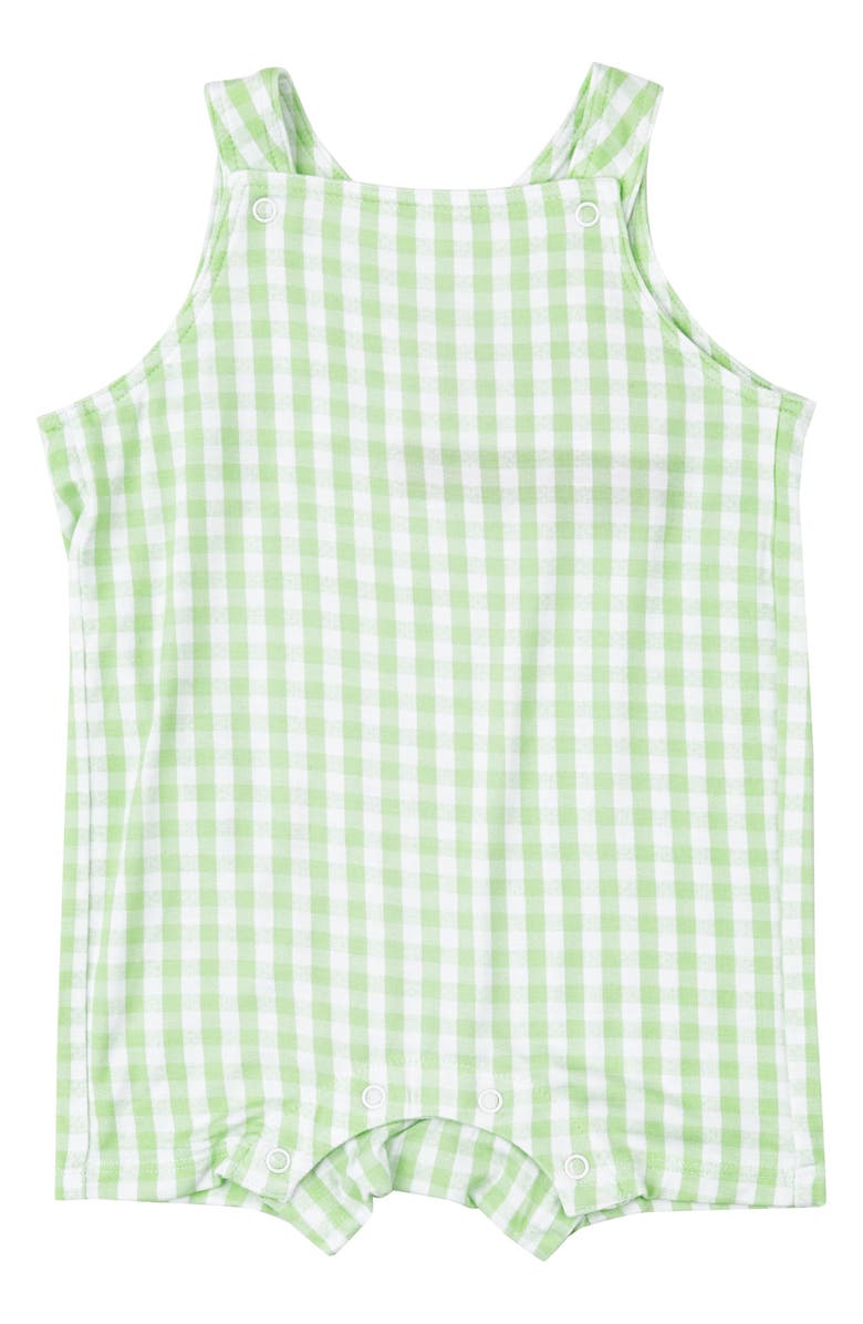 Angel Dear Gingham Sleeveless Cotton Romper, Main, color, 