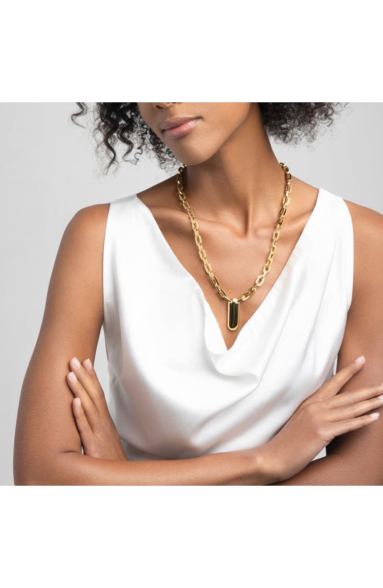 ZARUX Modern Day Necklace, Alternate, color, Yellow Gold