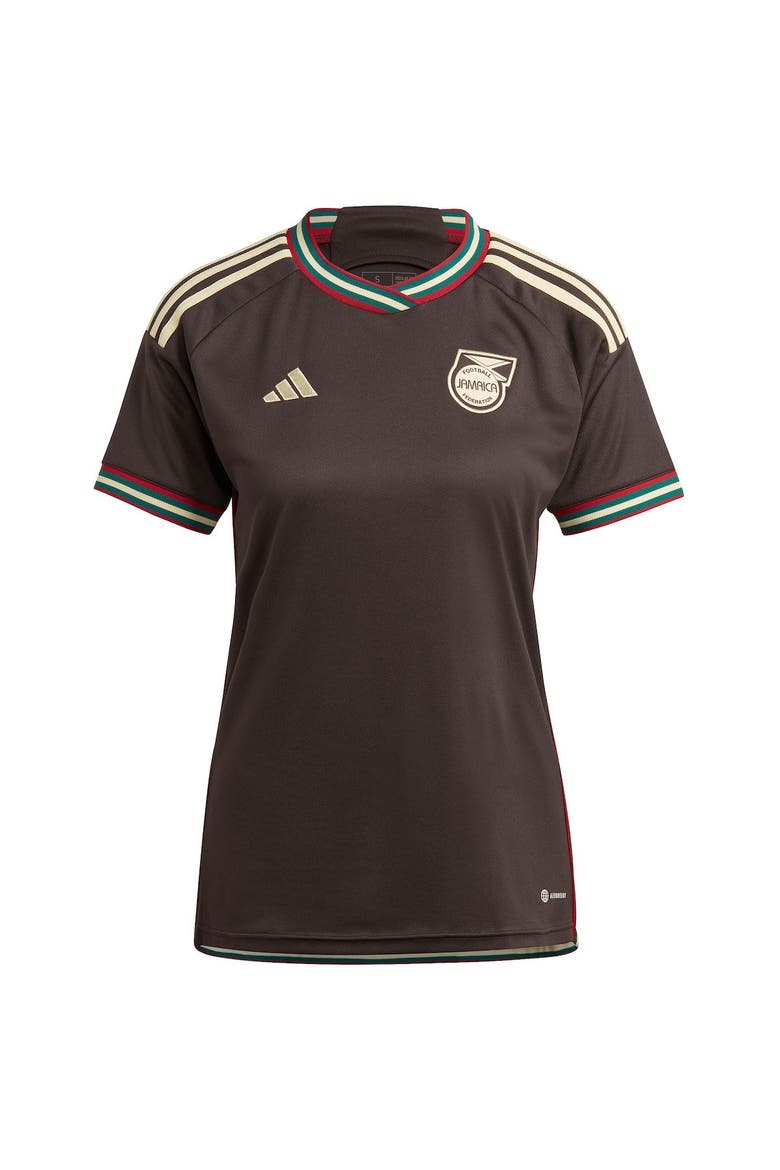 Women's adidas Brown Jamaica National Team 2023 Away Replica Jersey, Alternate, color, Brown