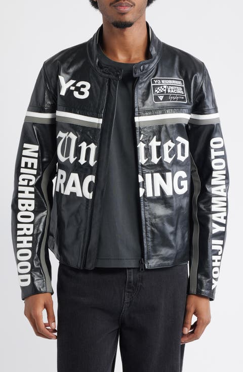 NBHD Leather Racer Jacket