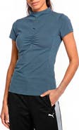 PUMA Mock Neck Performance Tee