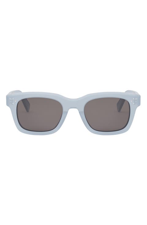 Bold 3 Dots 50mm Square Sunglasses