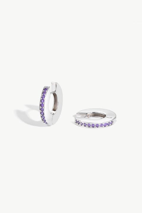 Adara Cubic Zirconia Hoop Earrings
