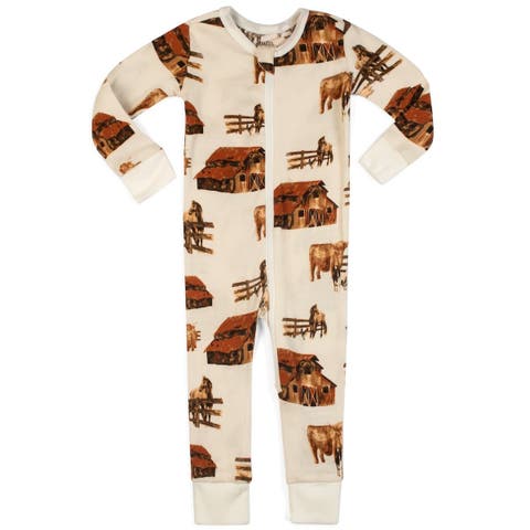 Organic Cotton Zipper Pajama (Baby)