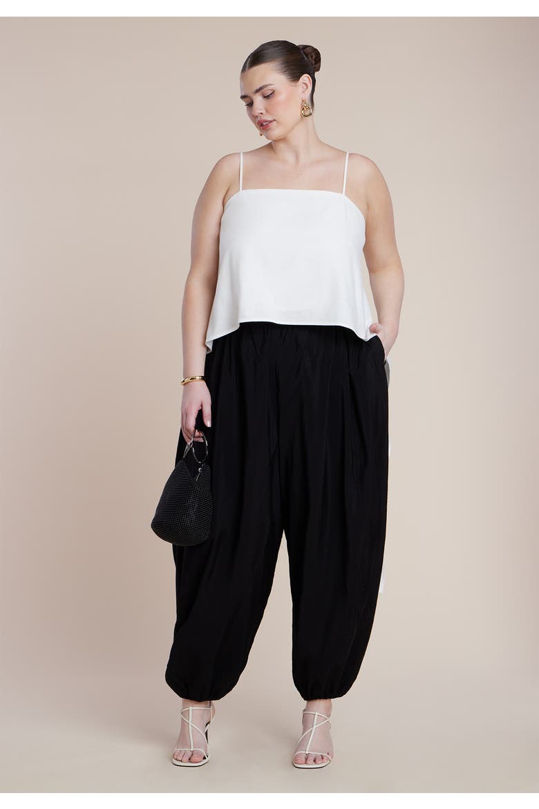 Dramatic Balloon Pants, Alternate, color, BLACK ONYX
