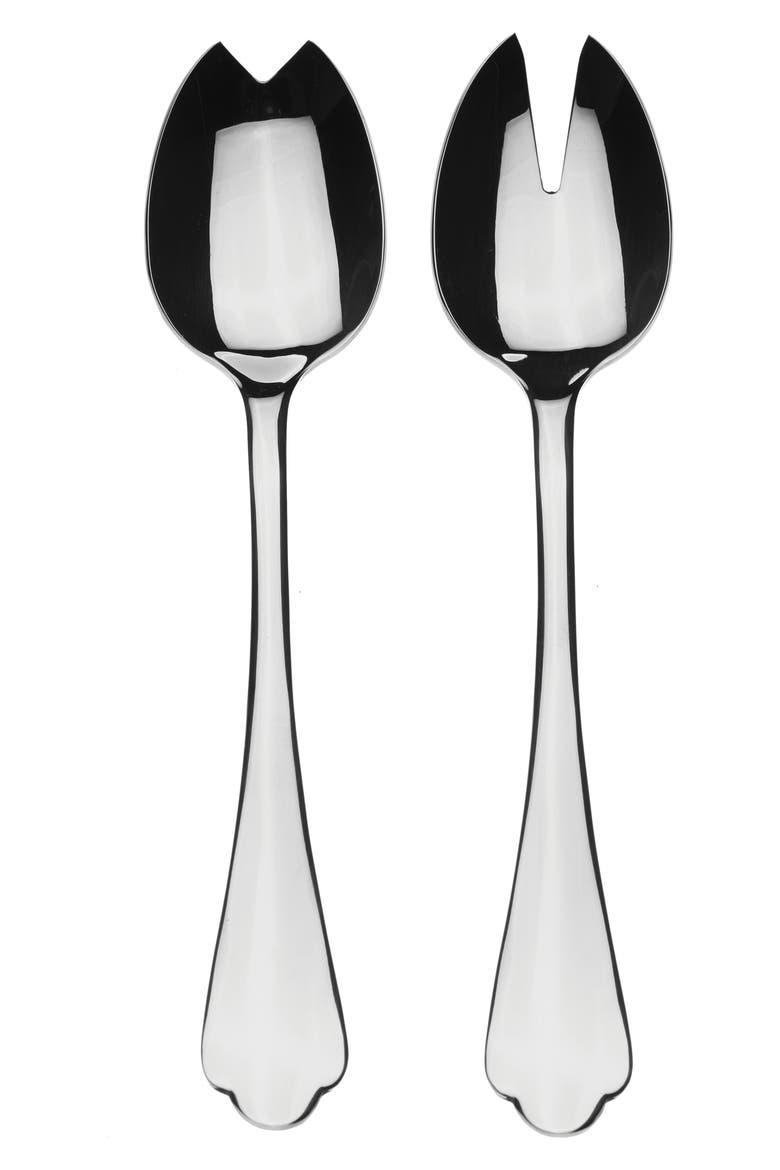 Salad Servers, Main, color, STAINLESS SHINY