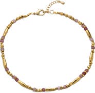 Loni Paul Jewelry Strawberry Quartz Bead Necklace