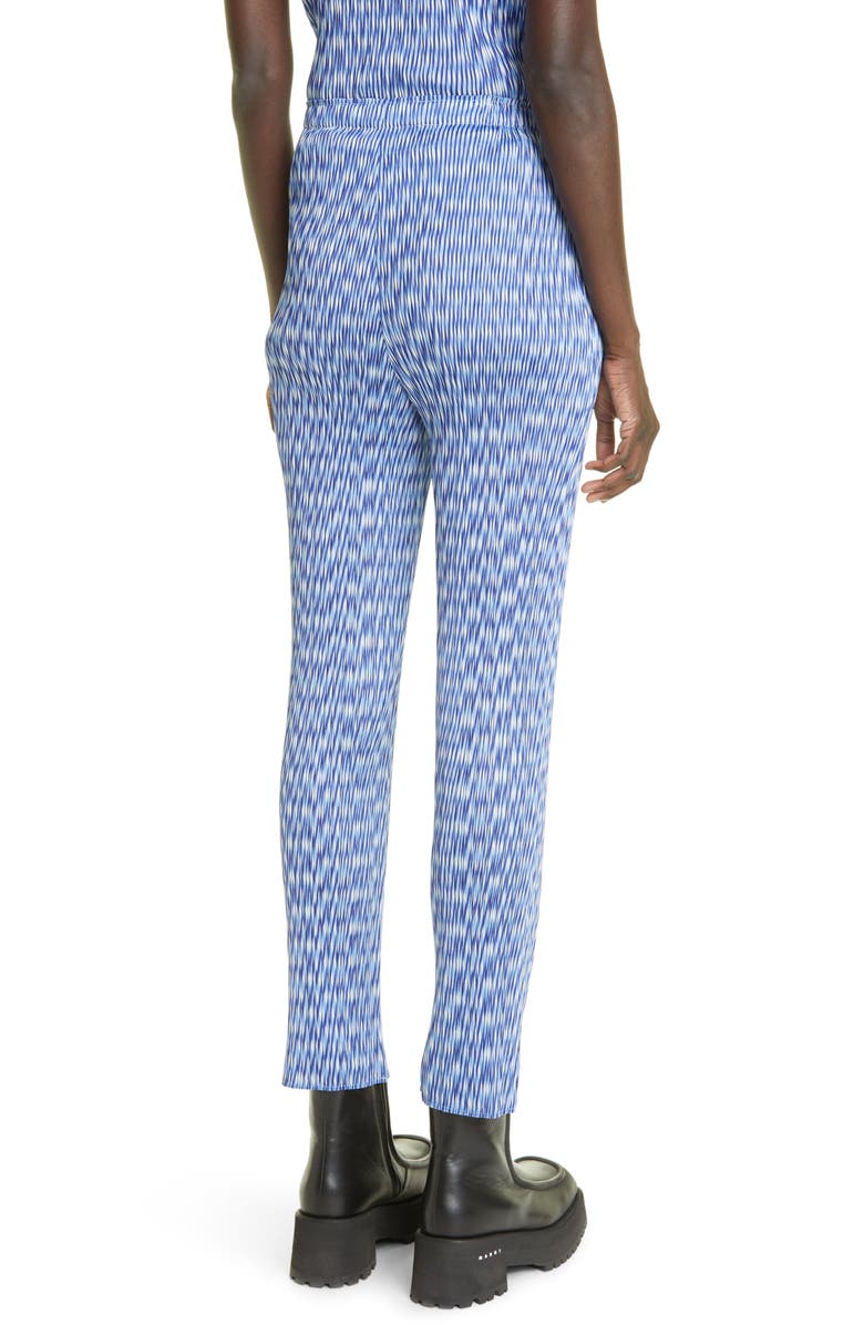 Pleats Please Issey Miyake Whistle Abstract Print Pleated Pants, Alternate, color,