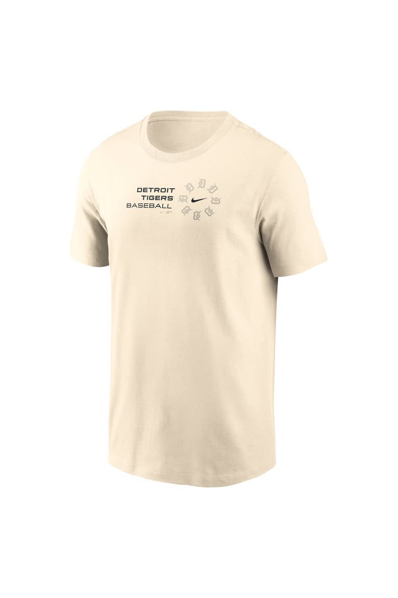 Men's Nike Natural Detroit Tigers Pinwheel Lockup T-Shirt, Alternate, color, Natural