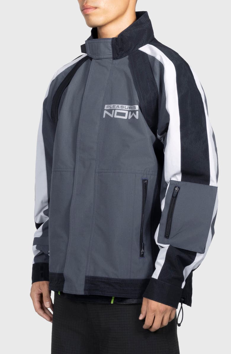 PLEASURES Tactical Moto Jacket, Alternate, color, Black