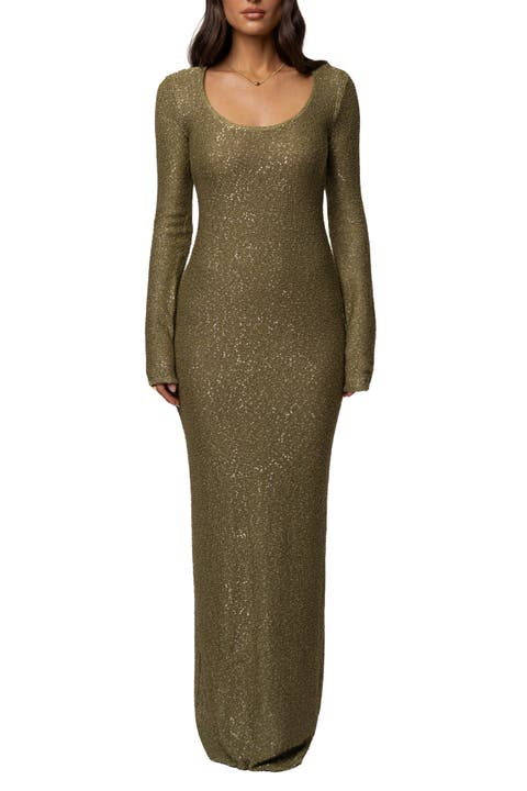 Muse Sequin Maxi Dress