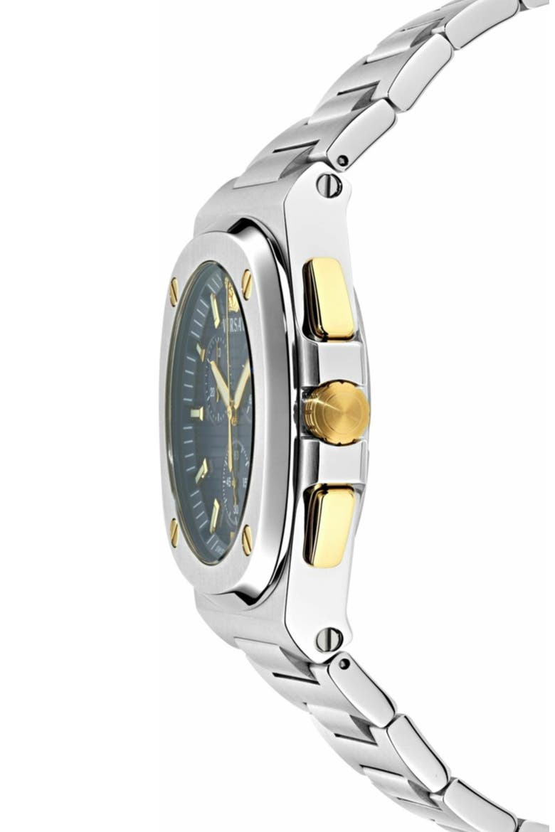 Tolomeo Chrono Bracelet Watch, 44mm, Alternate, color, STAINLESS STEEL