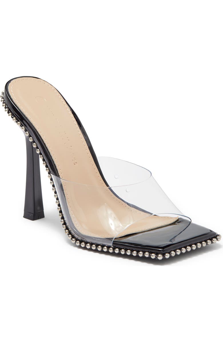 WILD DIVA LOUNGE Boli Studded Stiletto Sandal, Main, color,