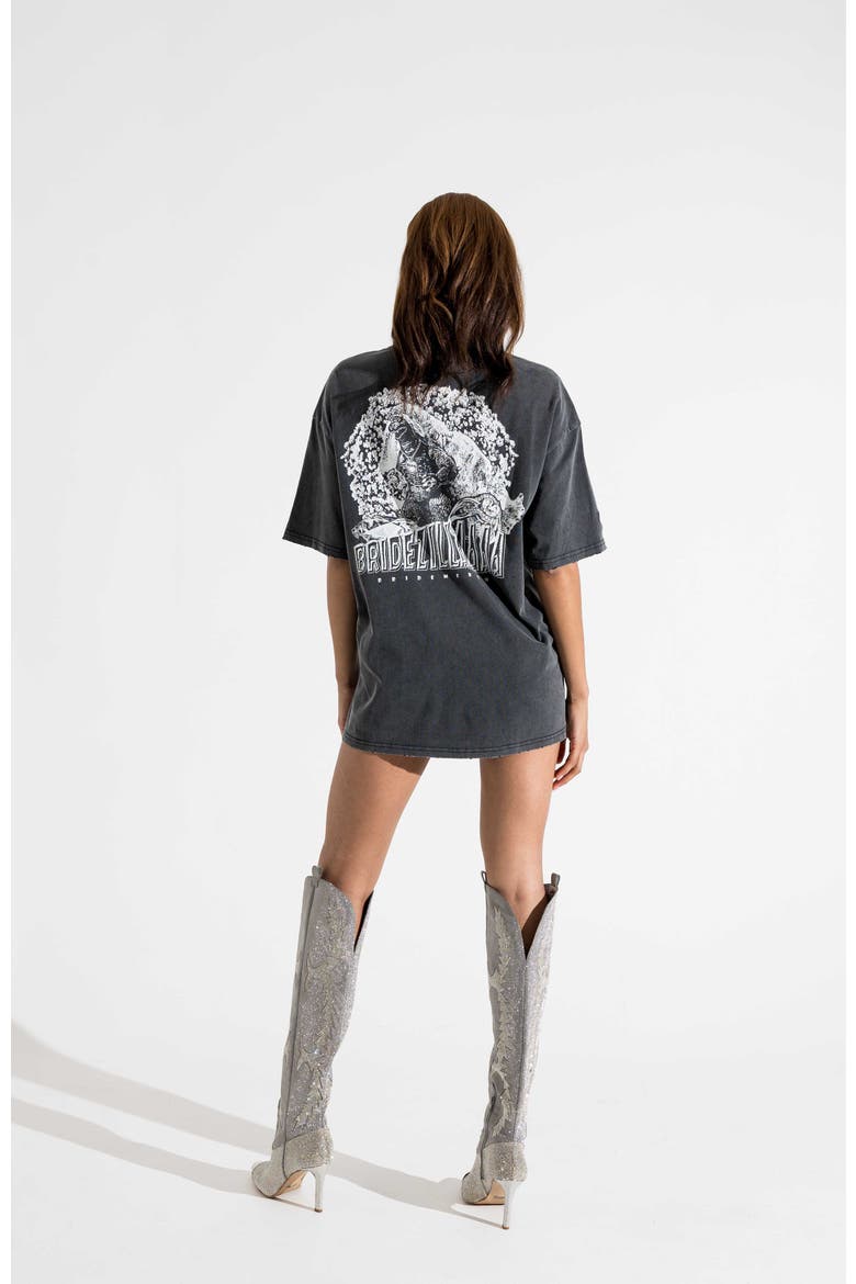 Bridezilla Tee, Alternate, color, Washed Black