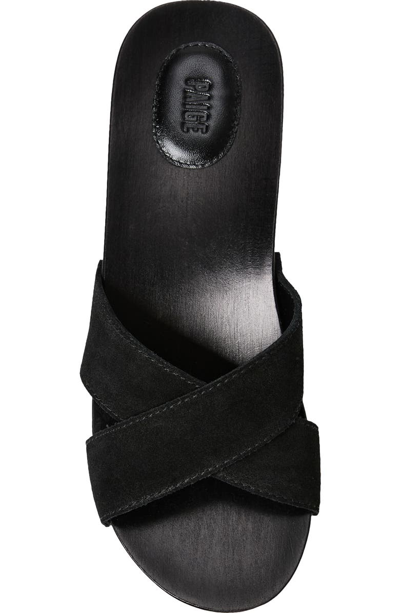 PAIGE Inez Slide Sandal, Alternate, color, Black