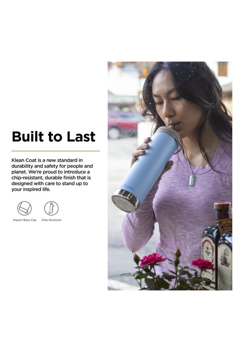 20oz Insulated Bottle with Twist Cap, Alternate, color, Clear Sky