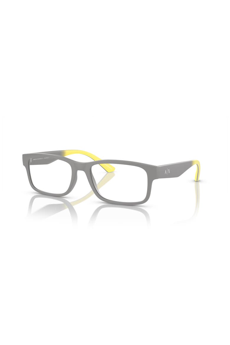 56mm Rectangle optical glasses, Main, color, Grey