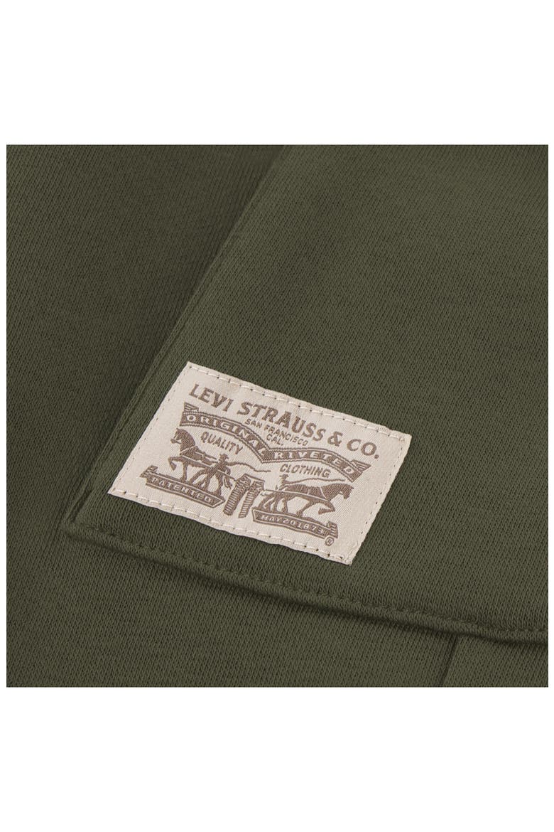 Kids' Two Horse Baggy Cargo Fleece Joggers, Alternate, color, OLIVE NIGHT