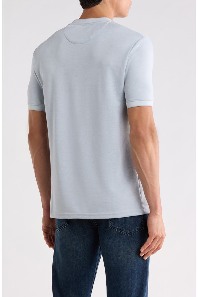 Tipped Crewneck Pocket T-Shirt, Alternate, color, GREY