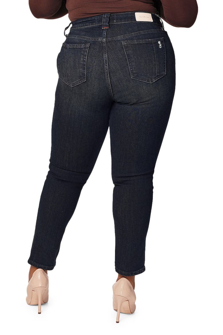 High Waist Ankle Skinny Jeans, Alternate, color, JASMINE