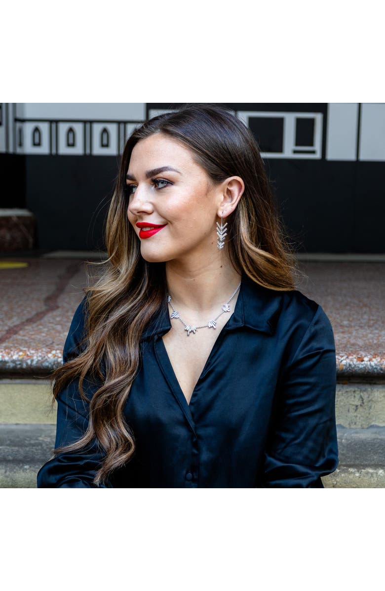 Lucy Quartermaine Shard Necklace, Alternate, color, Sterling Silver