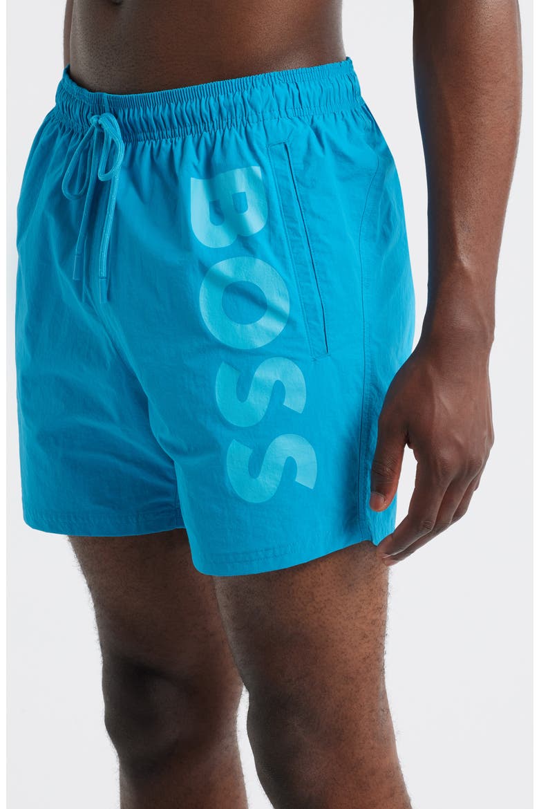 Octopus Swim Trunks, Alternate, color, TURQUOISE BLUE