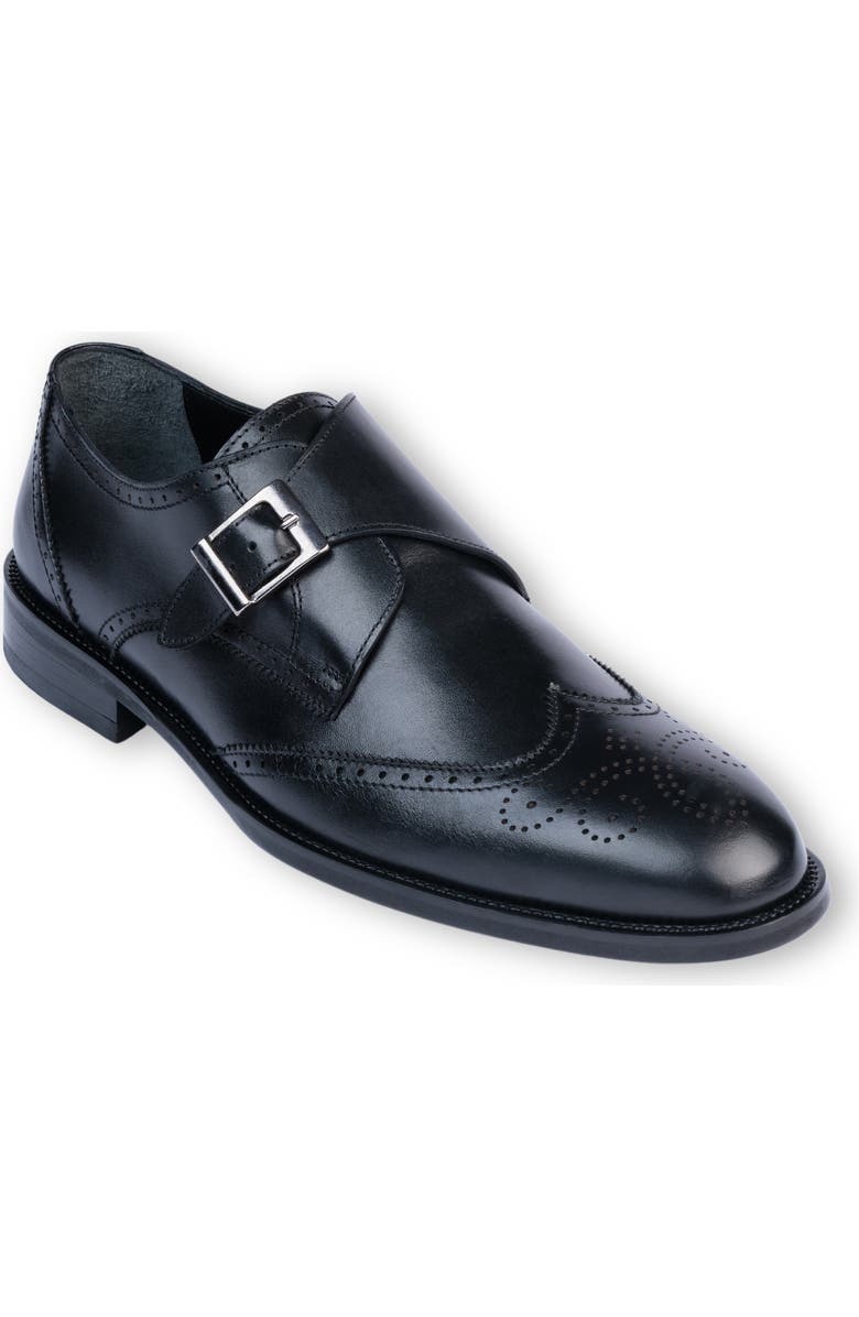 VELLAPAIS Dumbo Wingtip Monk Strap Shoe, Main, color,