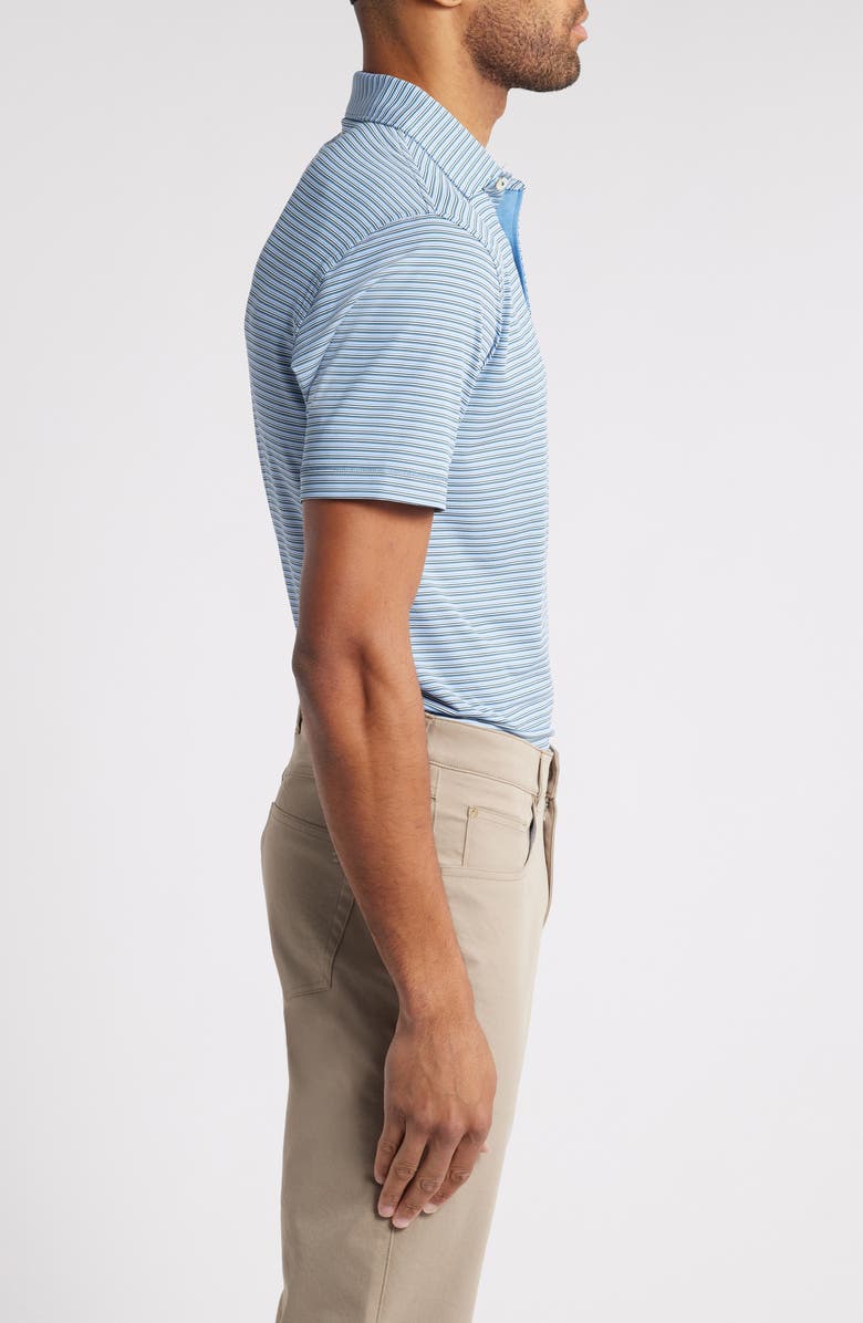 Peter Millar Avon Stripe Performance Jersey Polo, Alternate, color, 