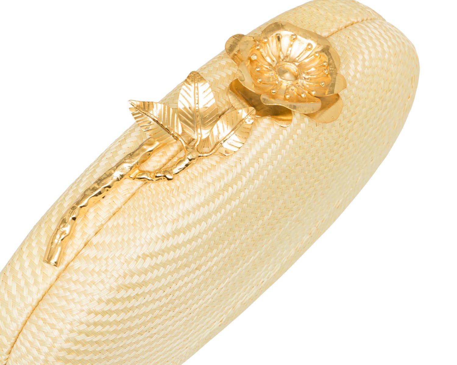 Rafe New York Joanna Oval Clutch, Alternate, color, Pale Yellow