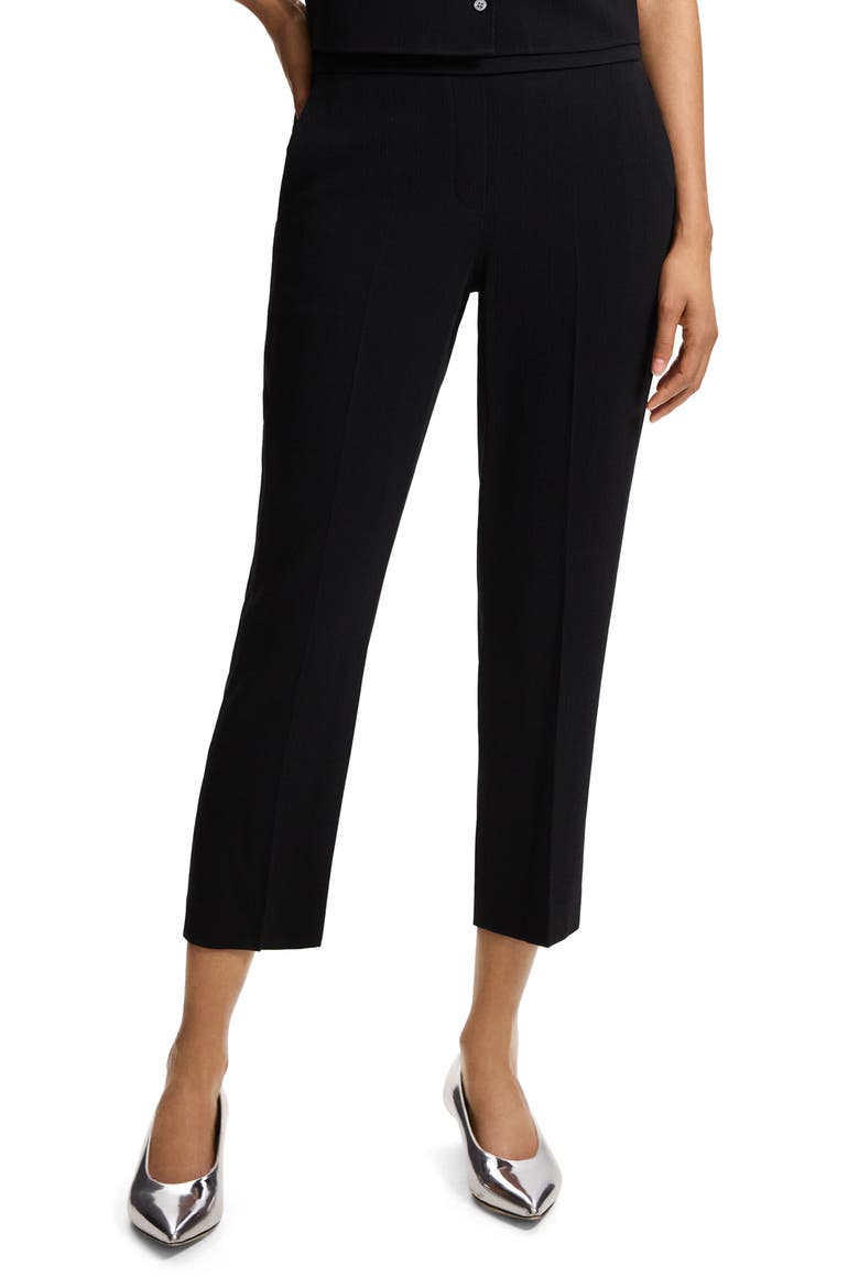 Treeca Admiral Pull-On Crop Pants, Main, color, BLACK