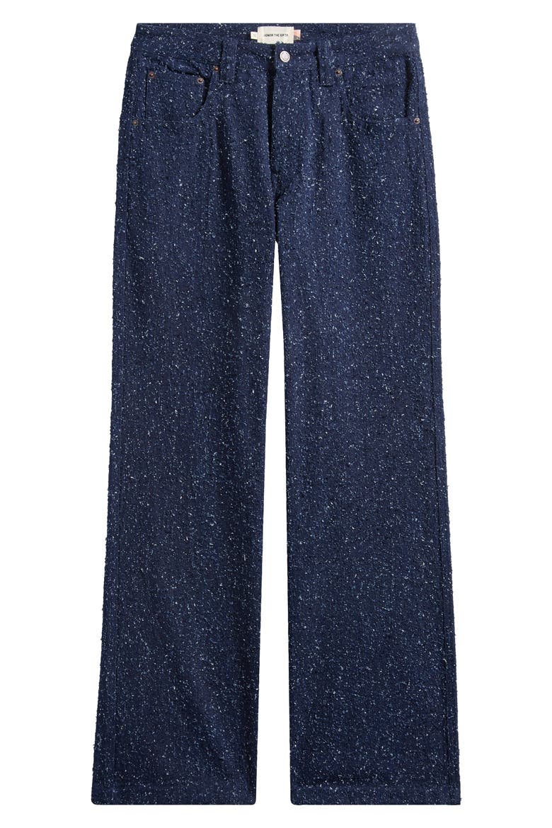 Nep Yarn Wide Leg Pants, Alternate, color, BLUE