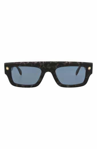 McQueen 52mm Rectangle Sunglasses