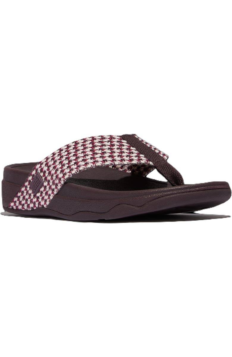 FitFlop Surfa Multi Tone Toe Post Sandals, Main, color, Plumberry