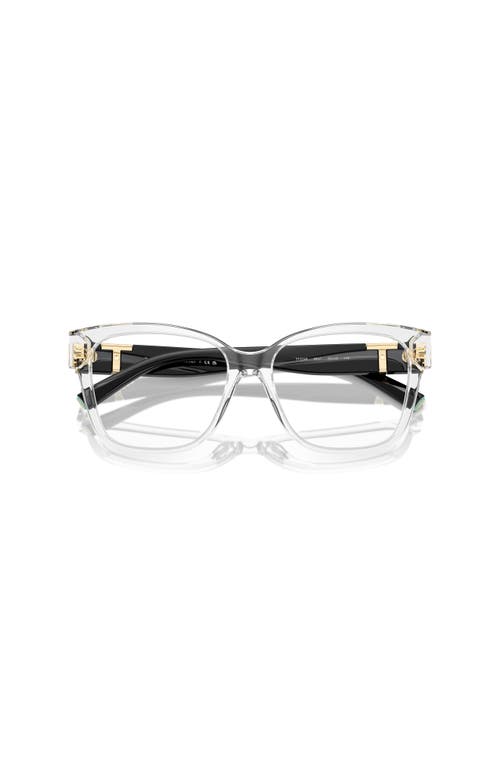 Tiffany & Co . 54mm Square Optical Glasses In Metallic