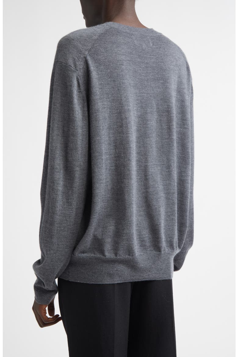 Ditto Fine Knit Cashmere Crewneck Sweater, Alternate, color, ANTHRACITE MELANGE