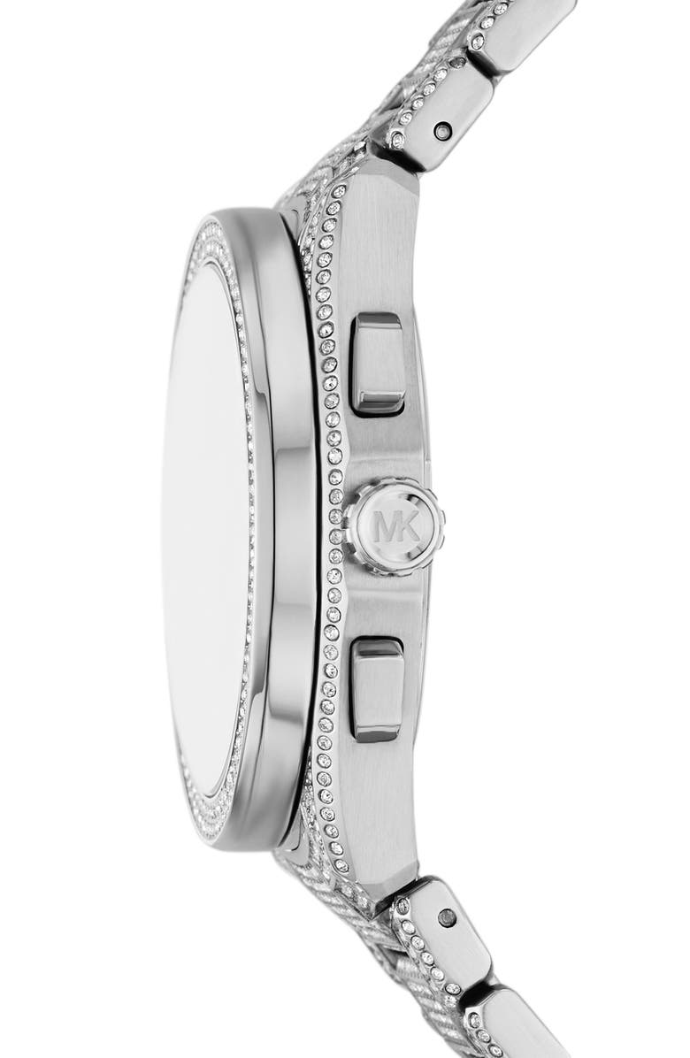 Michael Kors Accelerator 2.0 Chronograph Quartz Bracelet Watch, 44mm, Alternate, color, Stainless Steel/ Black